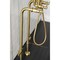 Aqua Vintage CCK8407DL Freestanding Tub Faucet with Supply Line, Stop Valve, Brushed Brass CCK8407DL - alternate 6